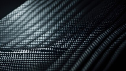 Futuristic carbon fiber and aramid sport background with abstract pattern and metallic texture