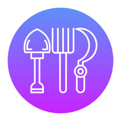 Fototapeta premium Garden Tools Icon