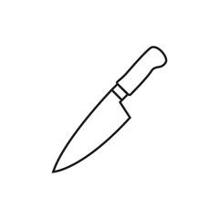 knife line icon