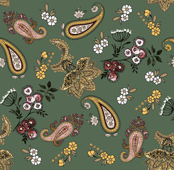 seamless pattern with flowers