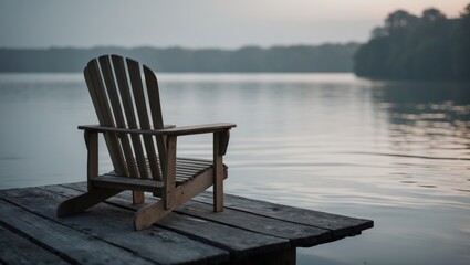 Lakefront Chair Scene