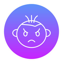Angry Baby Icon