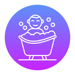 Baby bathtub Icon
