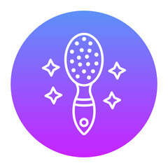 Baby hairbrush Icon