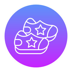 Baby shoes Icon
