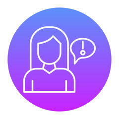 Female Informant Icon