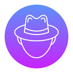 Noir Hat Icon