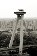 Novimost Br&uuml;cke in Bratislava Slowakei
