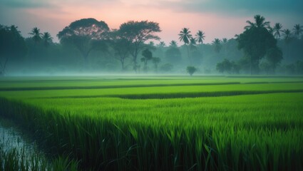 Obraz premium Natural dewy morning beauty