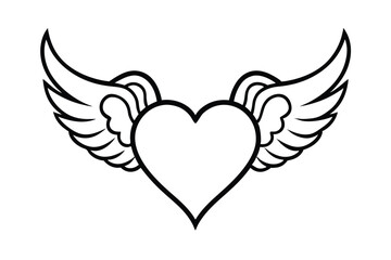 heart with wings