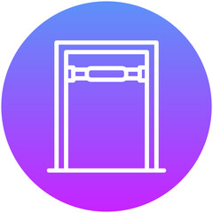 Door Pullup Bar Icon
