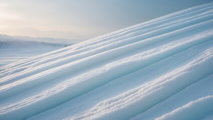 Snow surface patterns shaped by wind in winter landscapes.