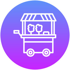Cotton Candy Stall Icon