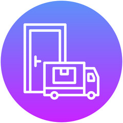 Delivery On Doorstep Icon
