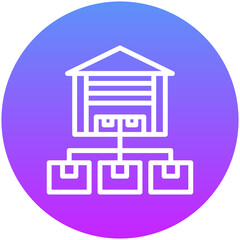 Distribution Center Icon