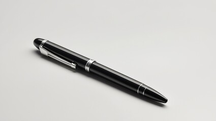 A stylish ballpoint pen pictured on a plain background