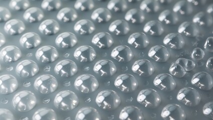 Close-up of Bubble Wrap in Macro Photography