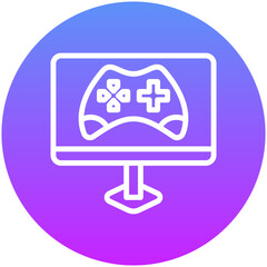 Gaming Monitor Icon