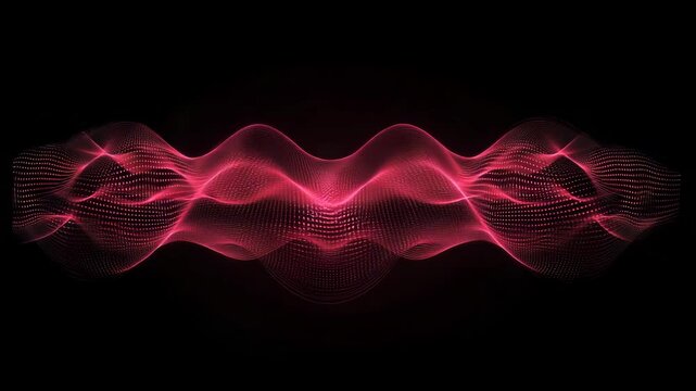 abstract background with rainbow, colorful line, red wave