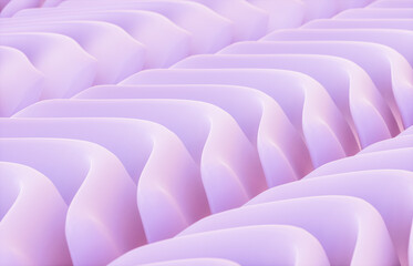 Fototapeta premium Abstract futuristic geometric pattern background. 3d rendering