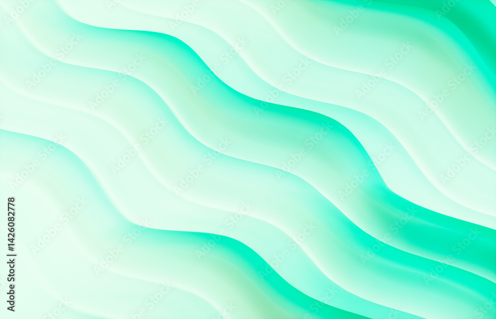 Aufkleber Abstract futuristic geometric pattern background. 3d rendering