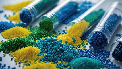 Polymer-based dye used in plastic pellets for coloring