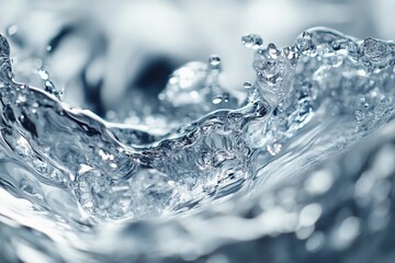 Water splashes create intricate patterns in the sunlight during a summer day at a local pond