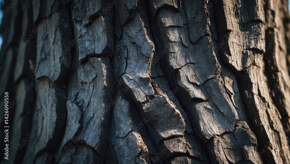 Poster background of tree bark surface texture