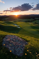 Golf Course Sunset Vista