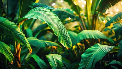 Detailed close-up of a plant leaf