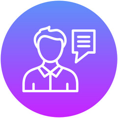 Verbal Communication Icon