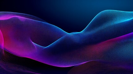 Abstract flowing lines