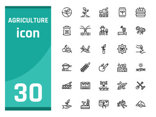 Agriculture Icon vector design,