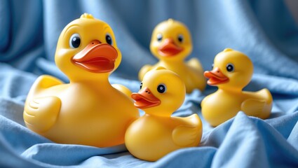 The adorable yellow rubber duck for bath time fun with kids