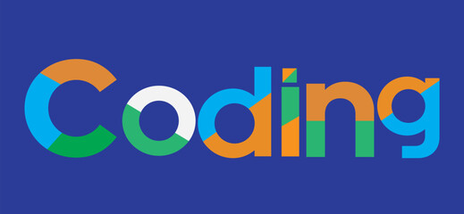 coding, symbol, 3d, concept, ilicon, template, typography, design,logolustration, word, text
