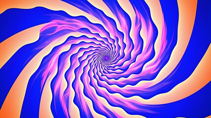 Abstract swirling spiral art, vibrant colors, hypnotic effect, background design, website graphics
