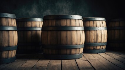 Background of a barrel
