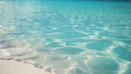 Pristine Beach with White Sand and Turquoise Waters