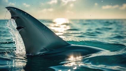 Fototapeta premium Great White Shark Encounters: Apex Predator of South Africa's Oceans