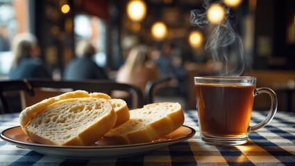 Tea and Bun Maska Delight!