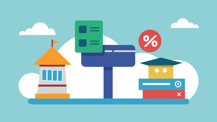 Fototapeta premium A comparison of interest rates for student loans versus other forms of debt such as credit card or auto loans.. Vector illustration