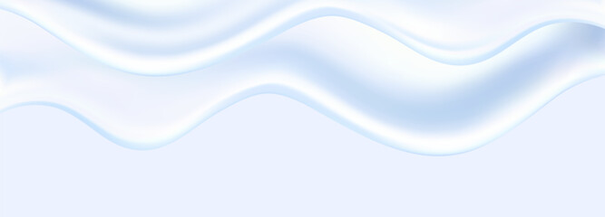 Liquid blue  vector dripping ice cream texture.Glossy sugary flow drip.
