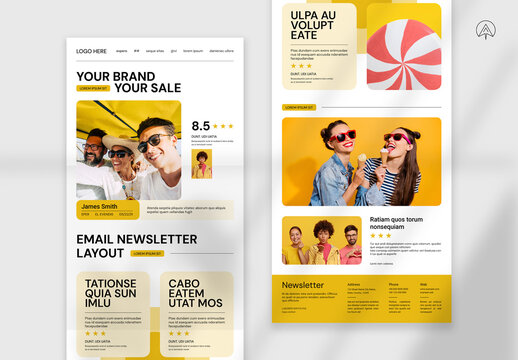 Email News Letter Layout