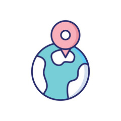 Global Logistic Vector icon