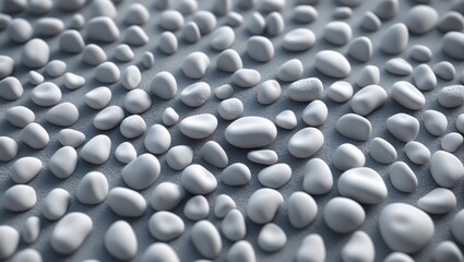 White gravel pattern with smooth, uniform texture for abstract backgrounds