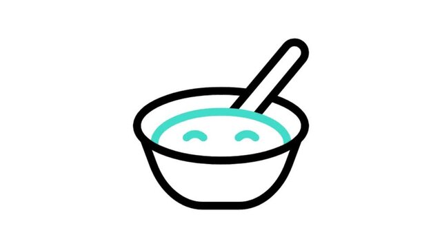 vector illustration of a glass of milk