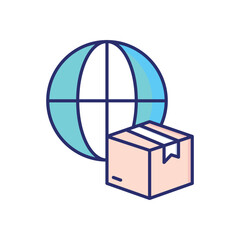 Logistics Support Vector icon