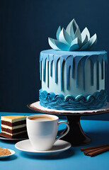 cup of coffee and cake