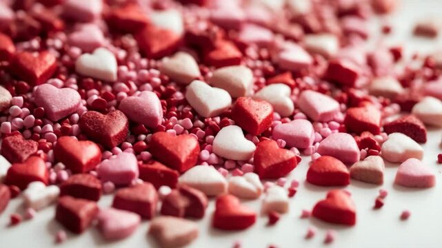 Ideal hearts backdrop for projects, presentations, or banners