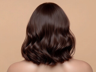 Fototapeta premium Beautiful hair of a beauty, hairstyle advertising design
